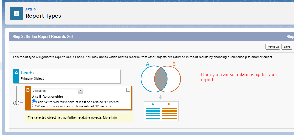 report types salesforce
