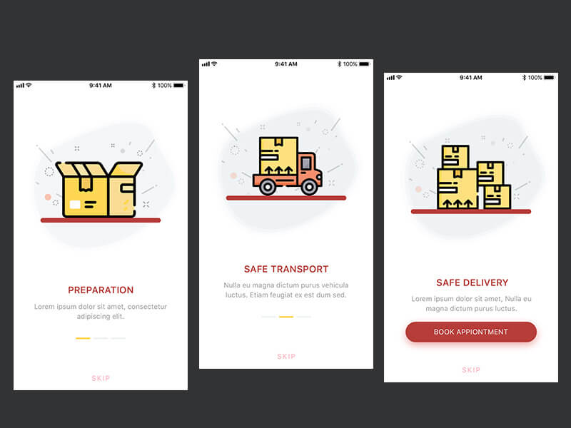 custom packers and movers app development