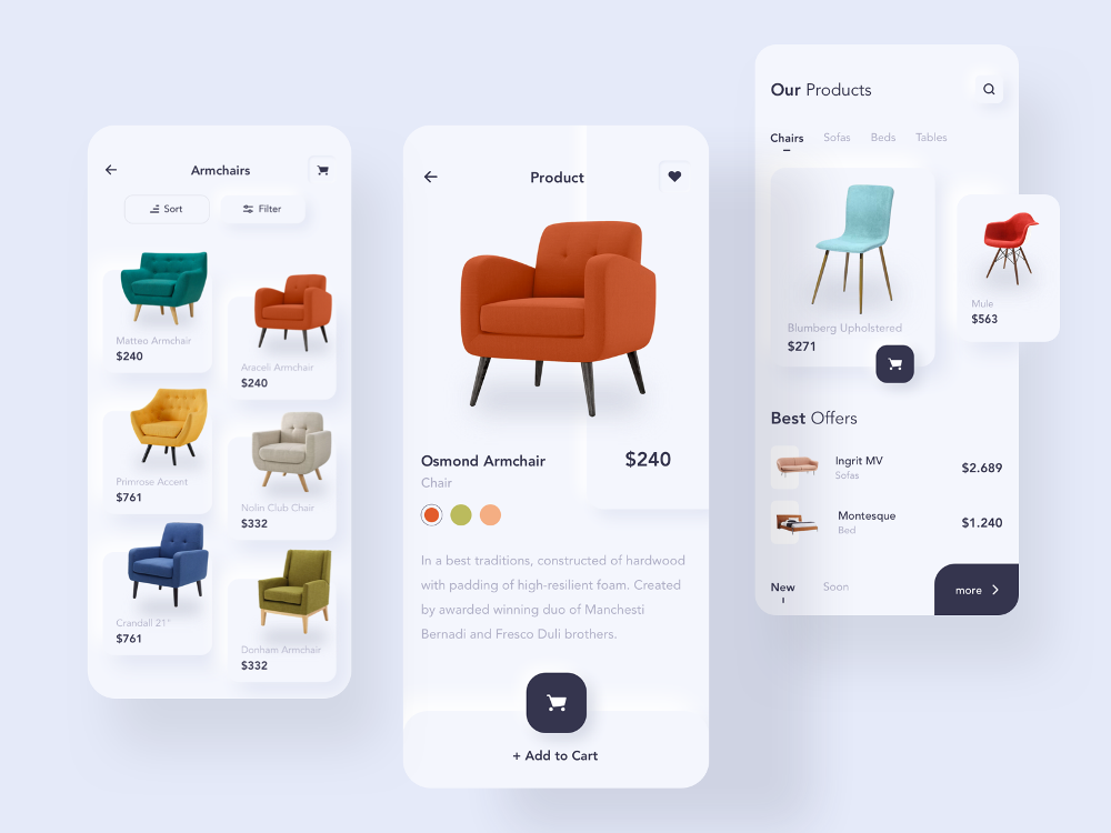 mcommerce furniture app