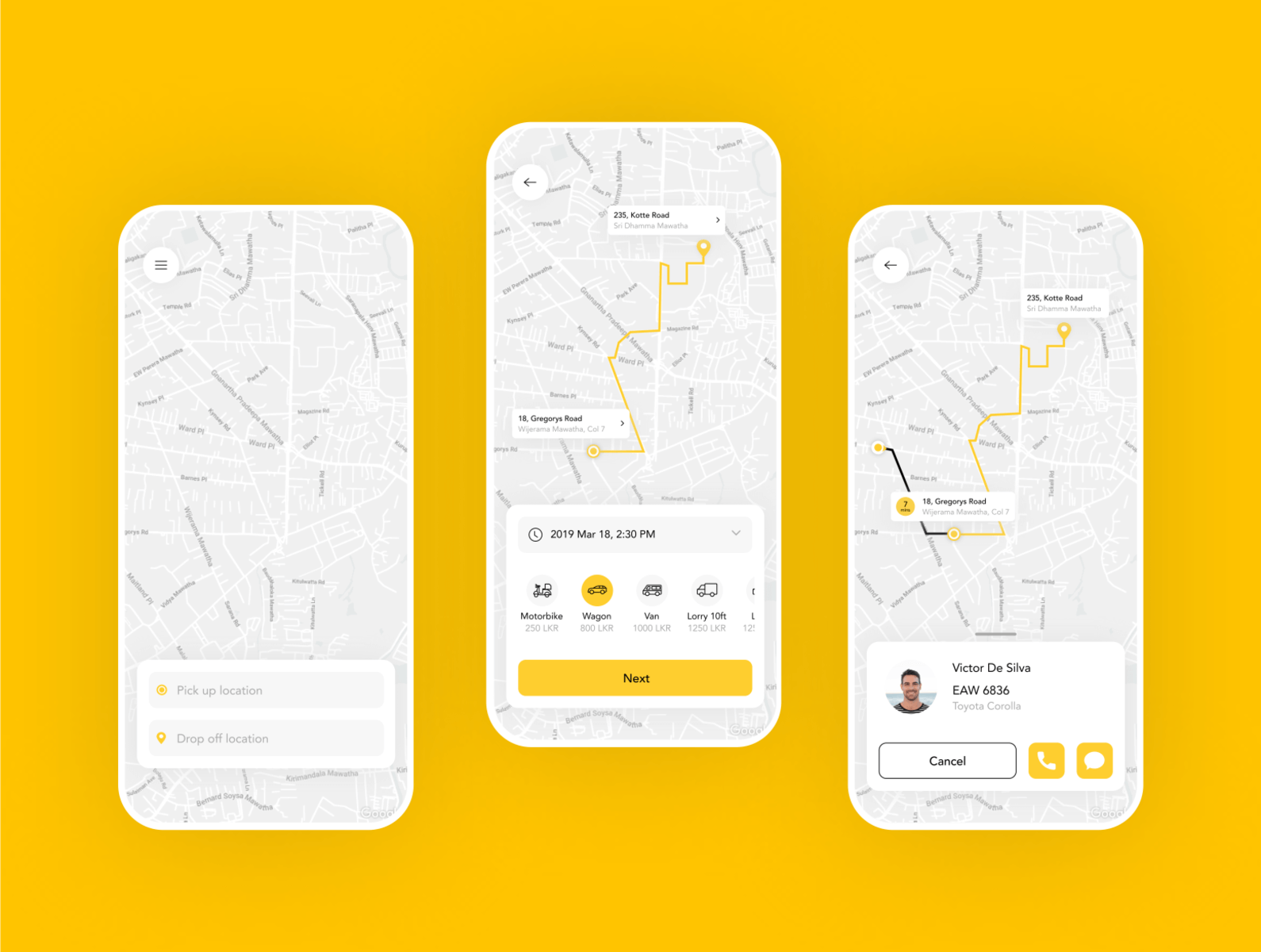 real time tracking in home relocation app