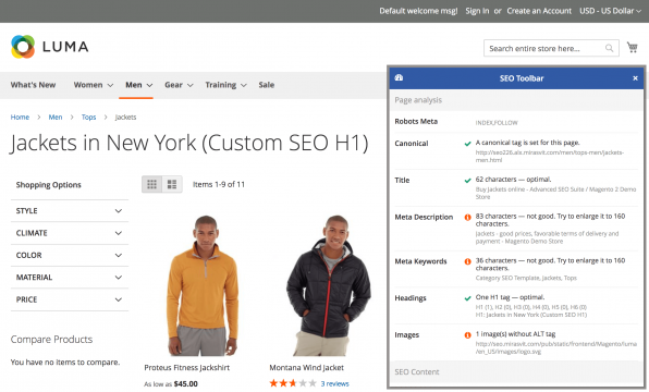 advanced seo extension for magento 2