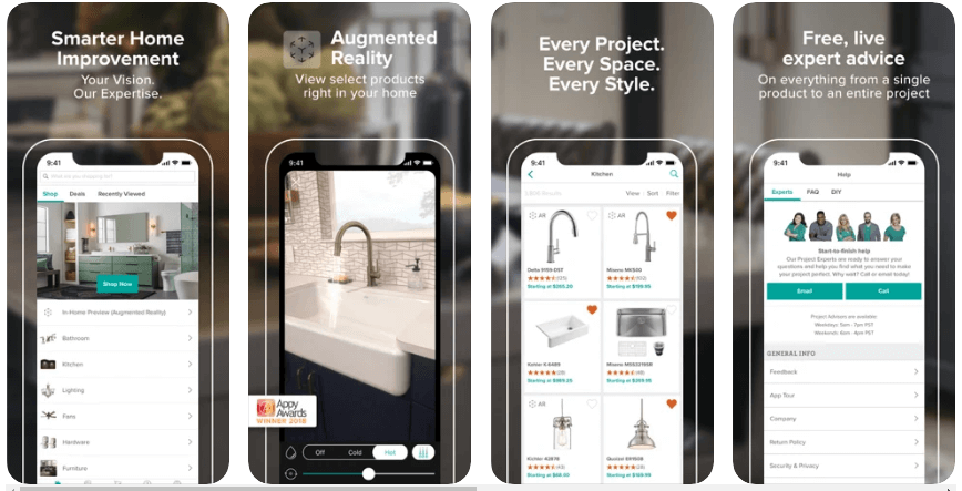 build.com interior design app