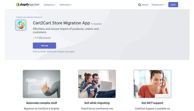 install cart 2 cart for opencart to shopify migration