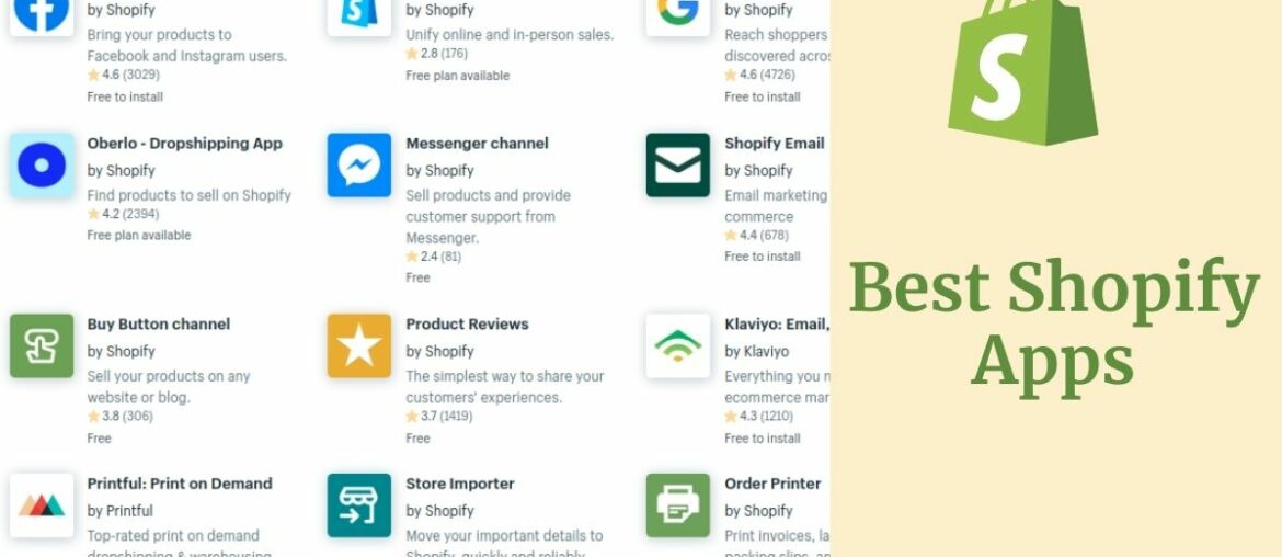 Best Shopify Apps for online store