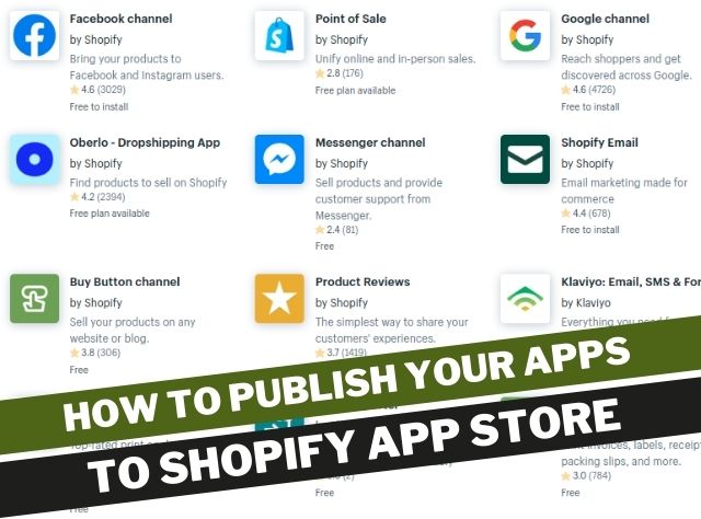 Publishing Your Apps To Shopify App Store