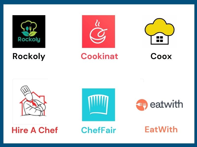 popular apps and services to hire a chef at home