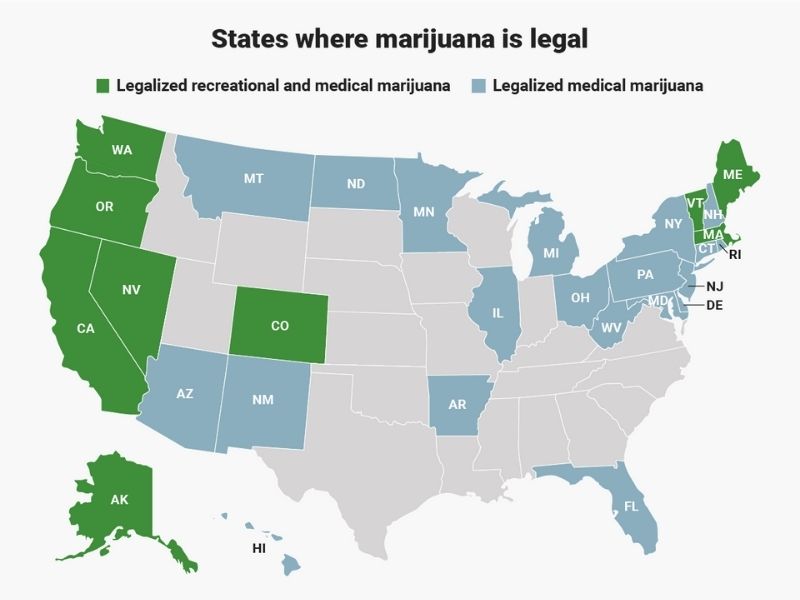 legal map of marijuana
