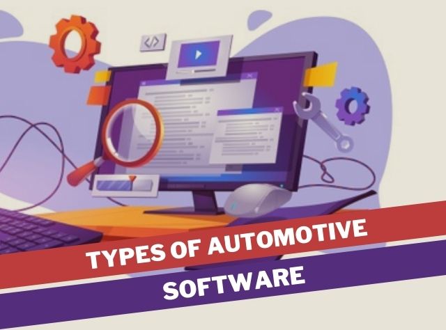 types of automotive Software