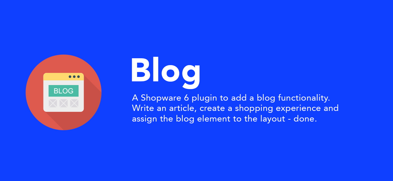 Blog for Shopware 6