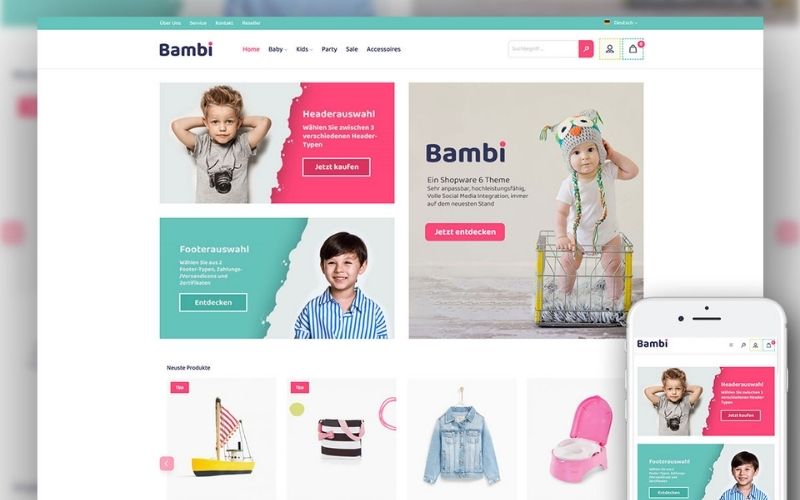 BAMBI – Responsive Premium Theme