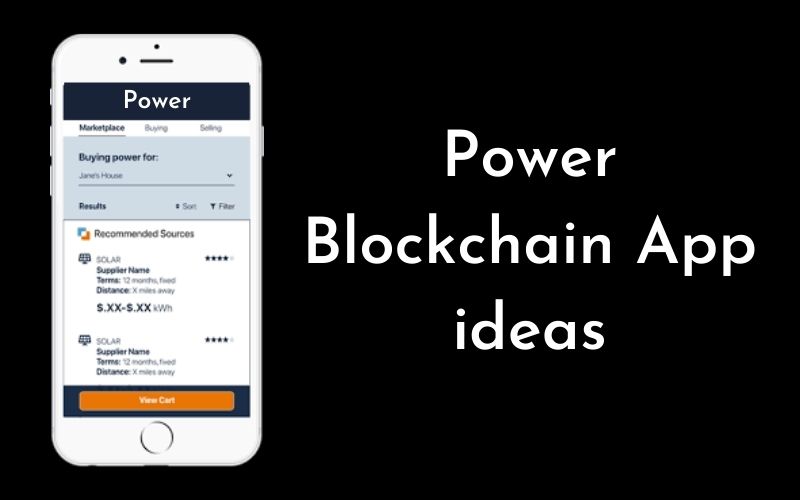 Power Blockchain App ideas