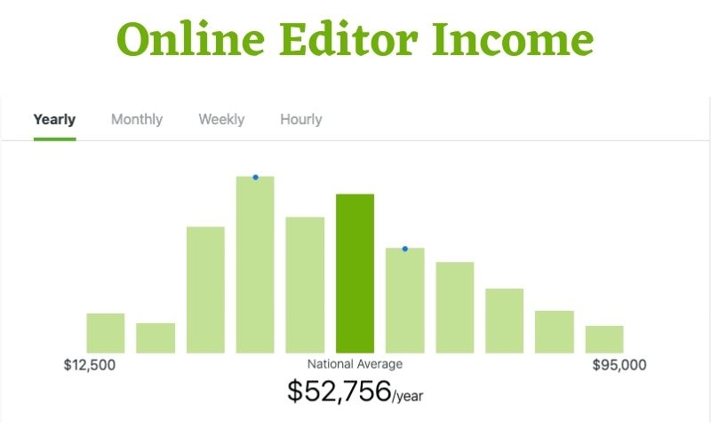 Online Editor Income