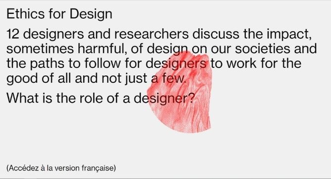 Ethics for design