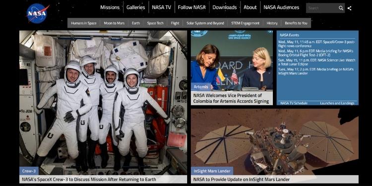 NASA website
