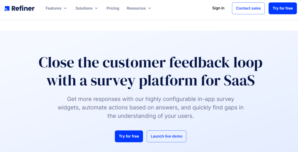 Refiner feedback tool