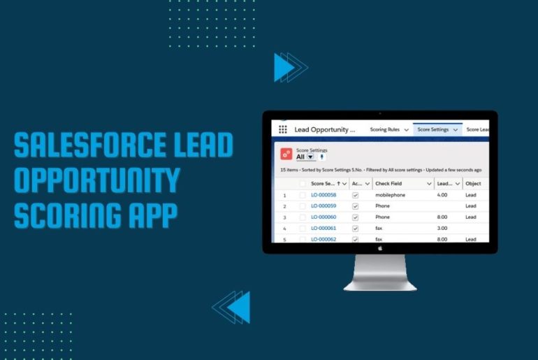Salesforce Lead Opportunity Scoring App