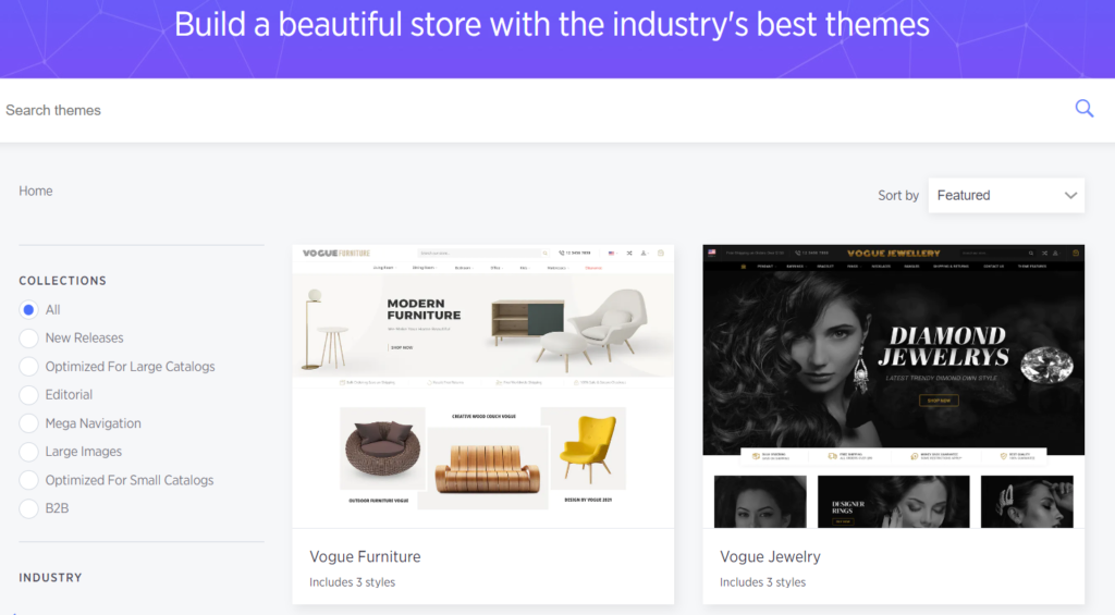 bigcommerce Themes and Design
