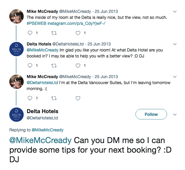 Delta Hotels on Twitter