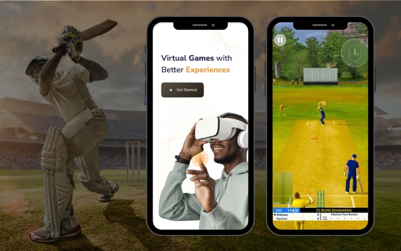 Virtual Cricket Gaming App