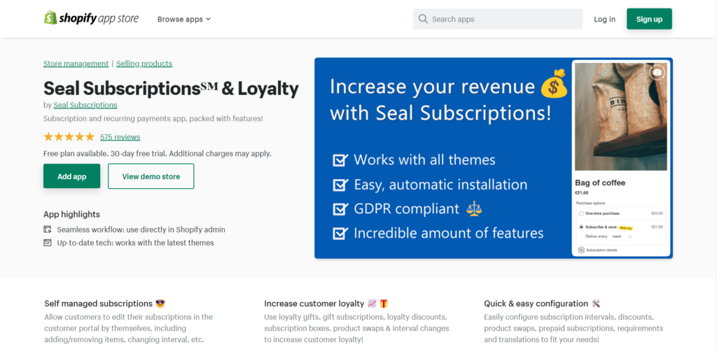 Seal Subscriptions