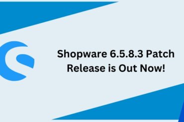 Shopware 6.5.8.3 Patch Release Is Out Now!